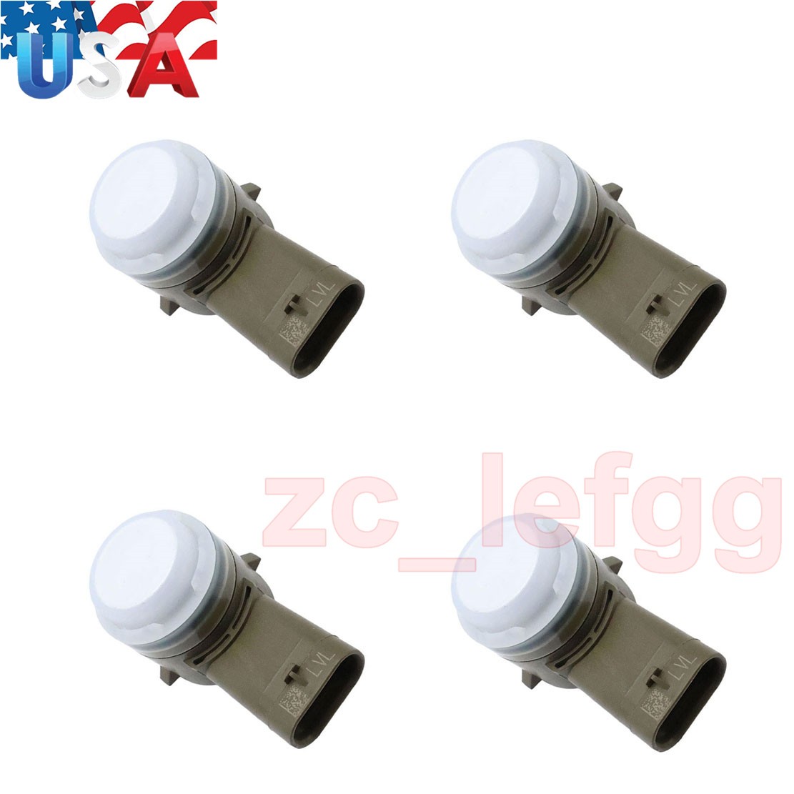 4x NEW White Parking Aid Sensor Fit 2021-2025 Ford Lincoln LU5Z-15K859-AAPTM US