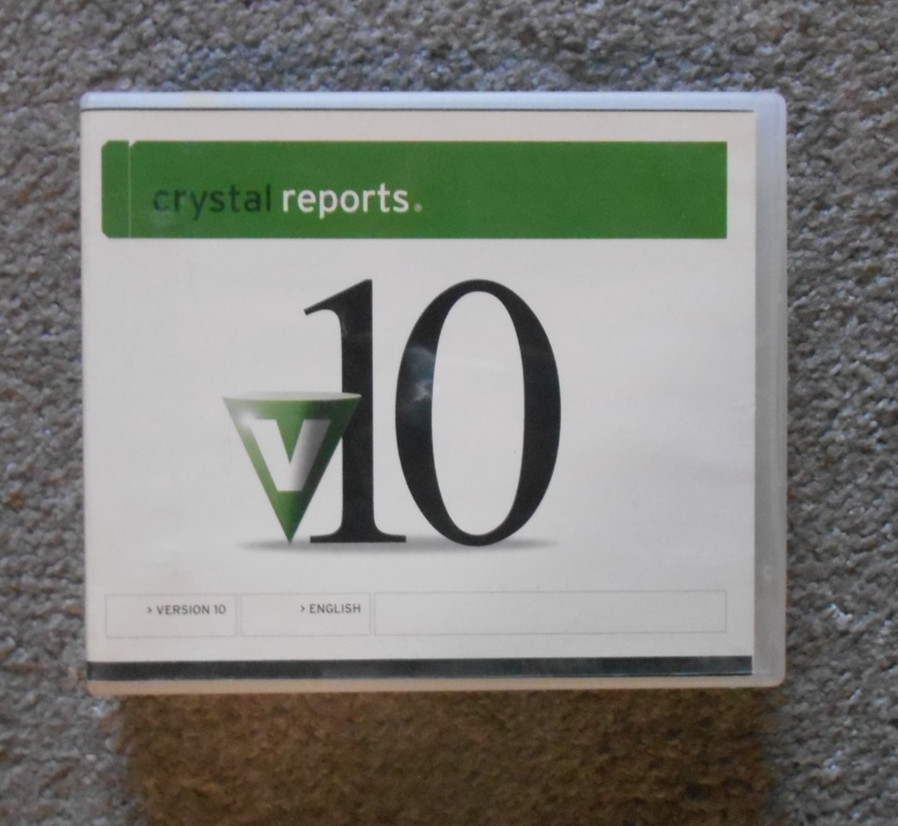 Crystal Reports v 10 Standard Edition PC 2004 GOOD