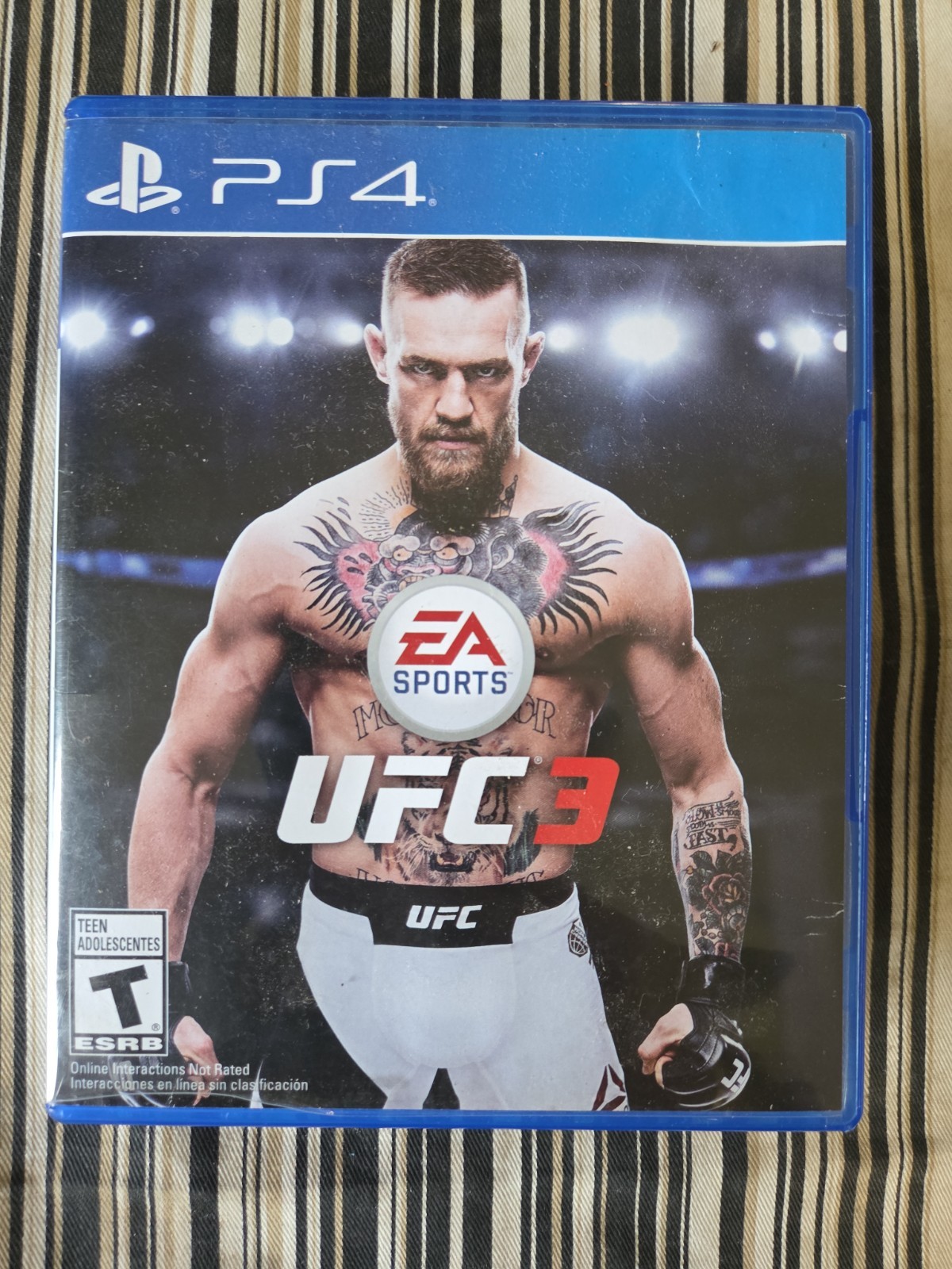 EA Sports UFC 3 - Sony PlayStation 4 =MISSING MANUAL= (USED)