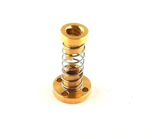 T8 Anti Backlash Spring Loaded Nut Elimination Gap Nut 8mm Acme Threaded