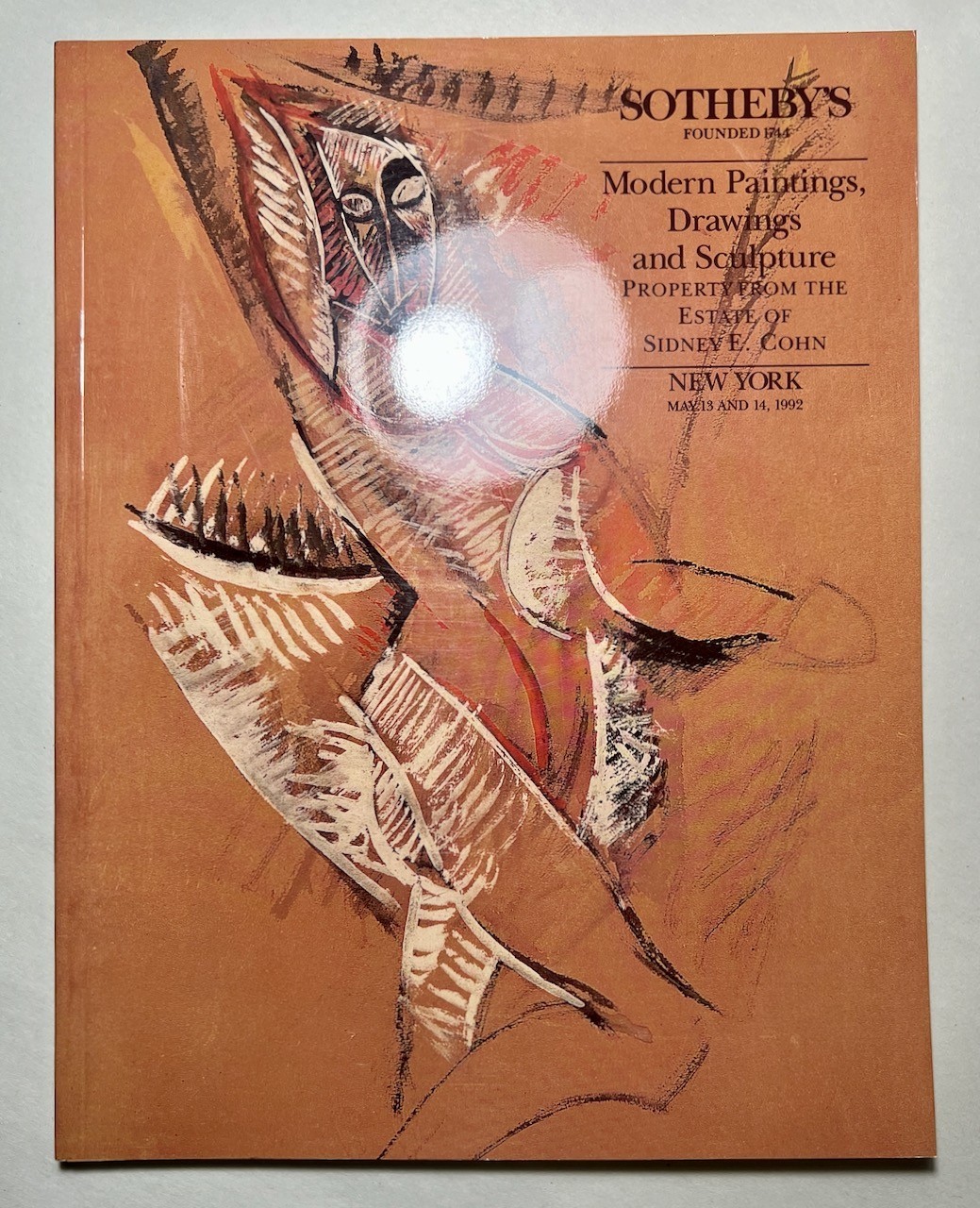 Sotheby’s Auction Catalog Modern Paintings Drawings Sculpture Sidney Cohn 1992