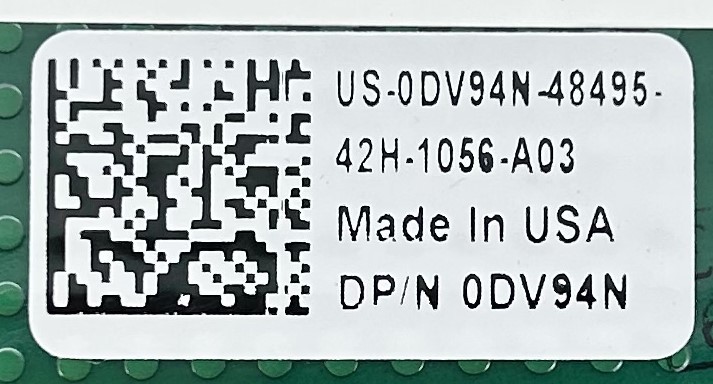 Dell DV94N RAID CONTROLLER 512MB SC8000