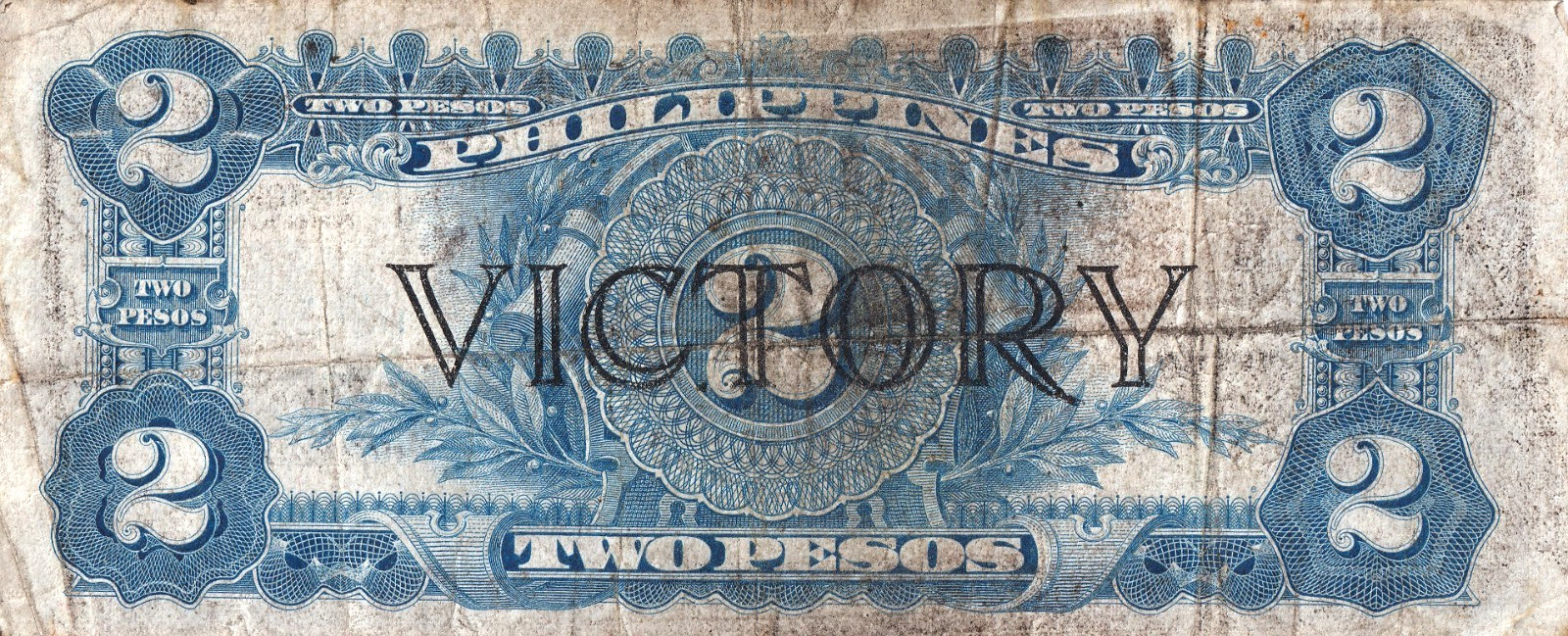Philippines 2 Pesos "Victory" 1944 Pick# 95a