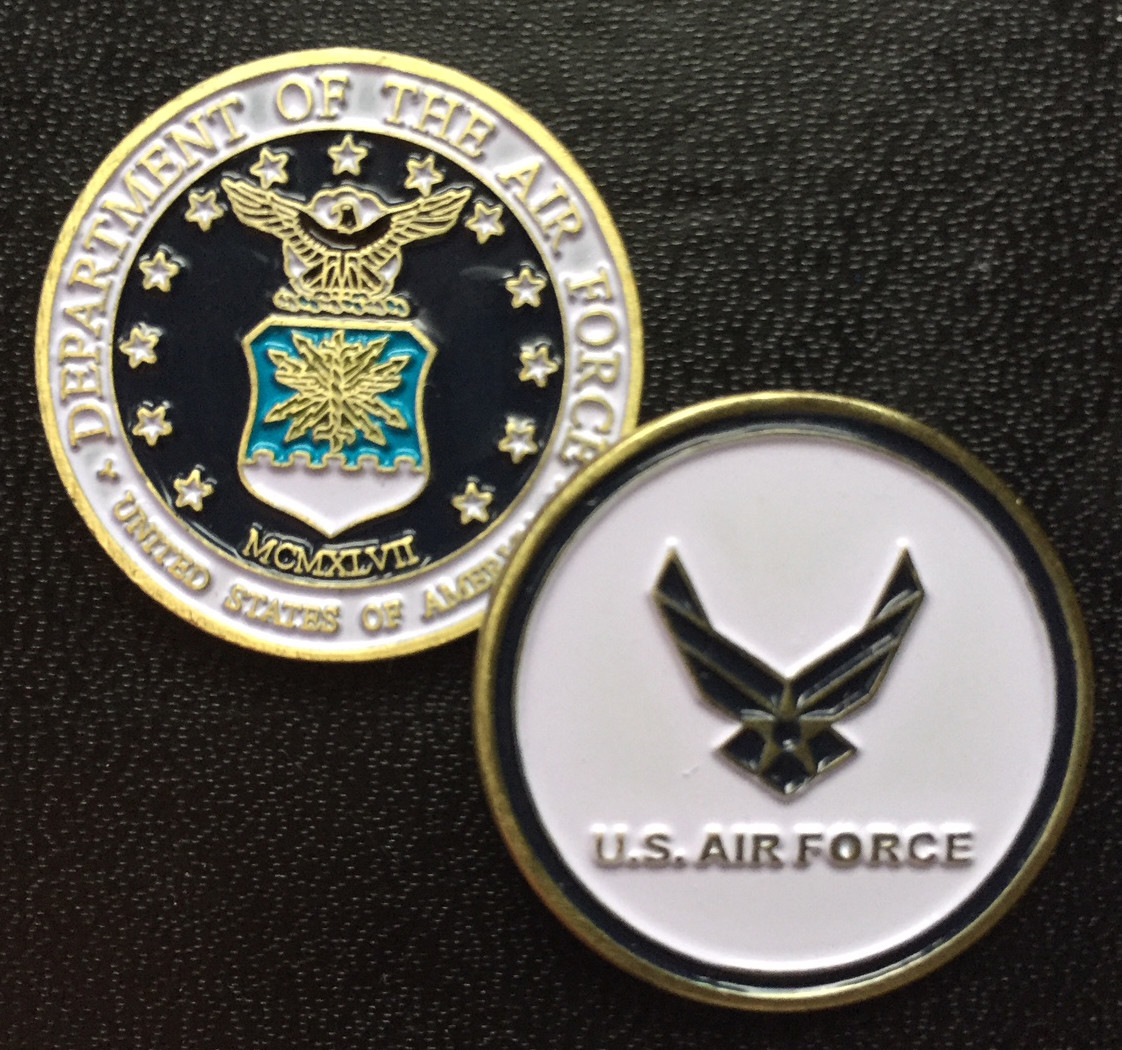 United States U.S. Air Force Golf Ball Marker