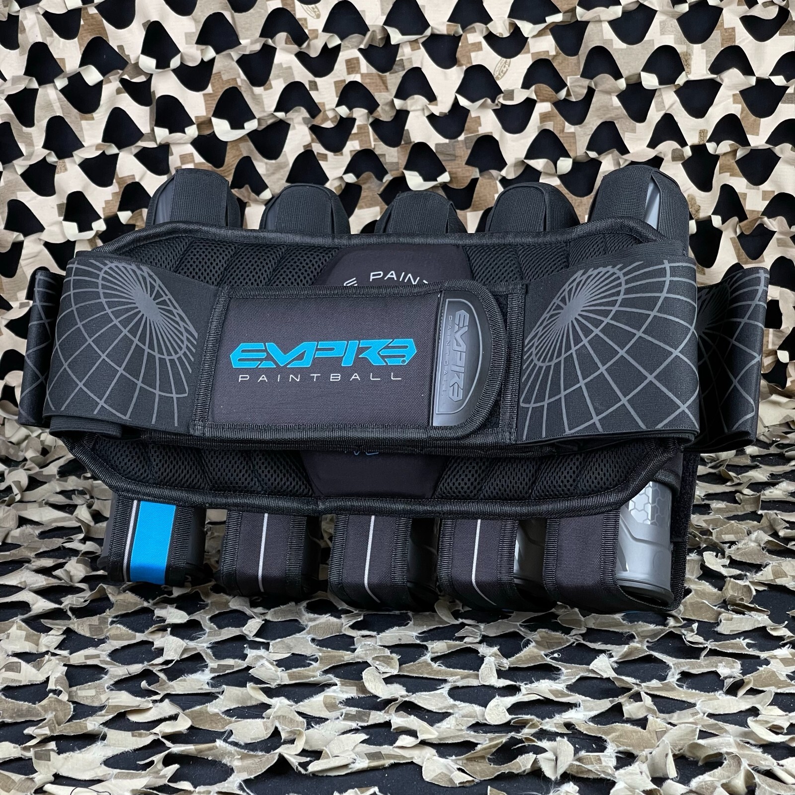 NEW Empire Compressor 5+8 Paintball Harness - Tidal Wave