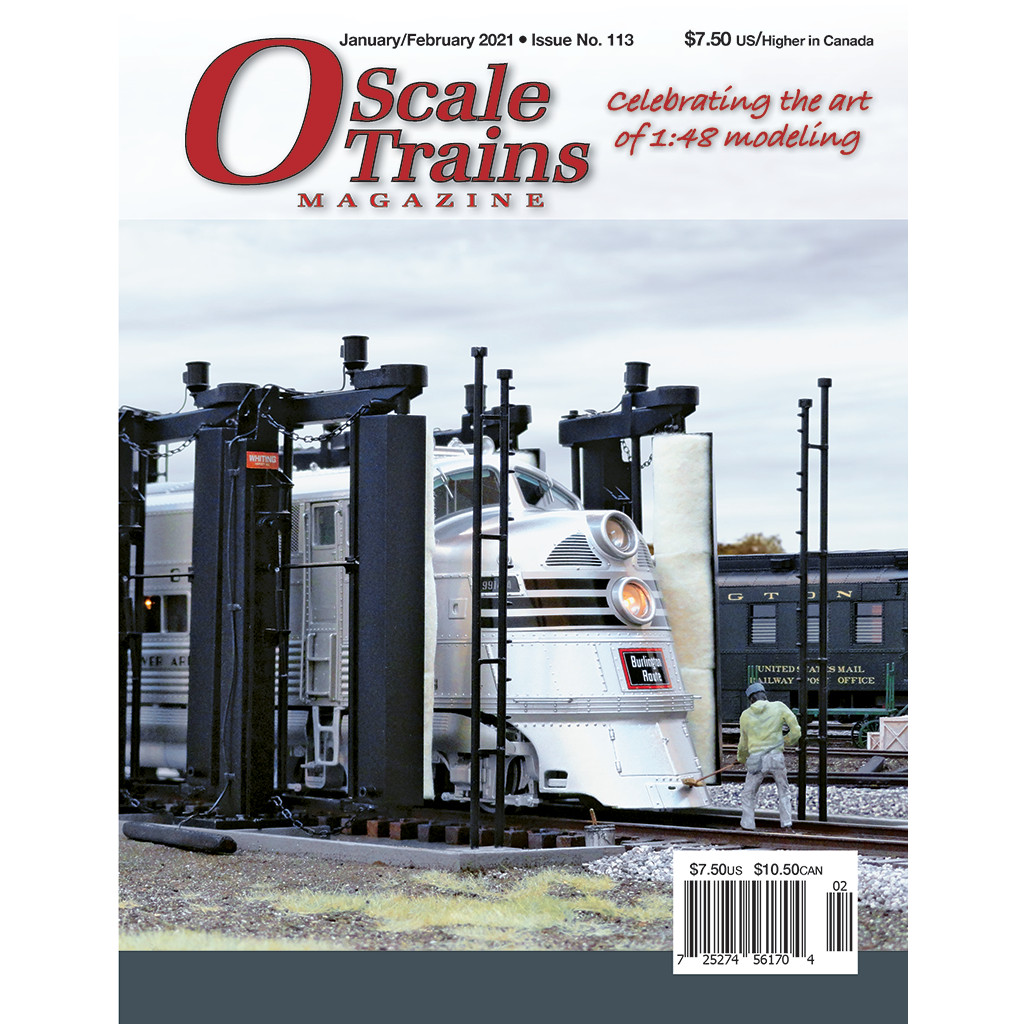 O SCALE TRAINS Magazine - Jan/Feb 2021 - (BRAND NEW issue)