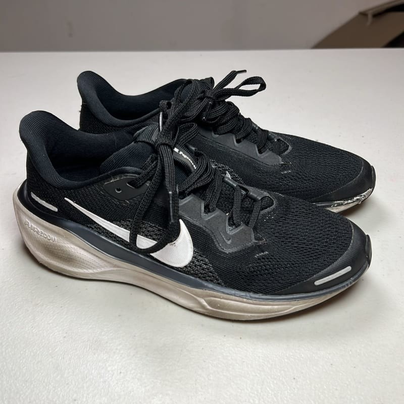 Nike Air Zoom Pegasus 41 Black White Running Shoes Youth 4.5