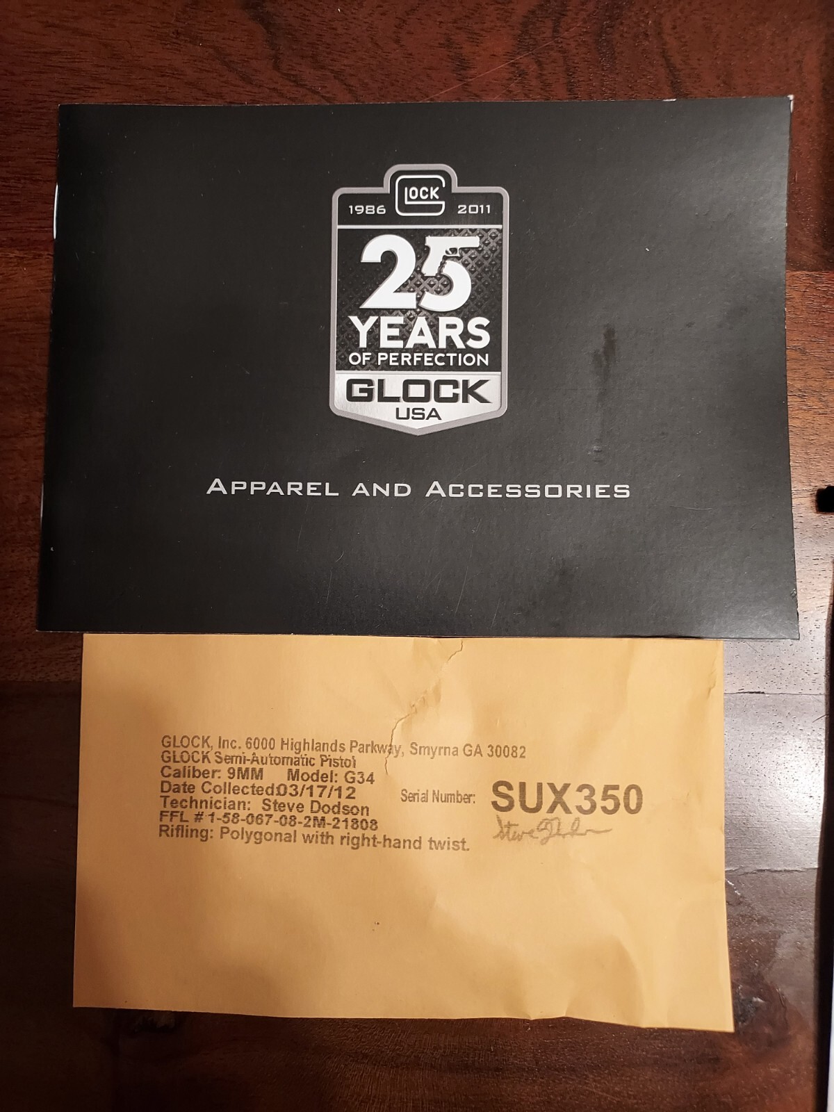 2012 Glock 34 Manual, bruch, magloader, paperwork