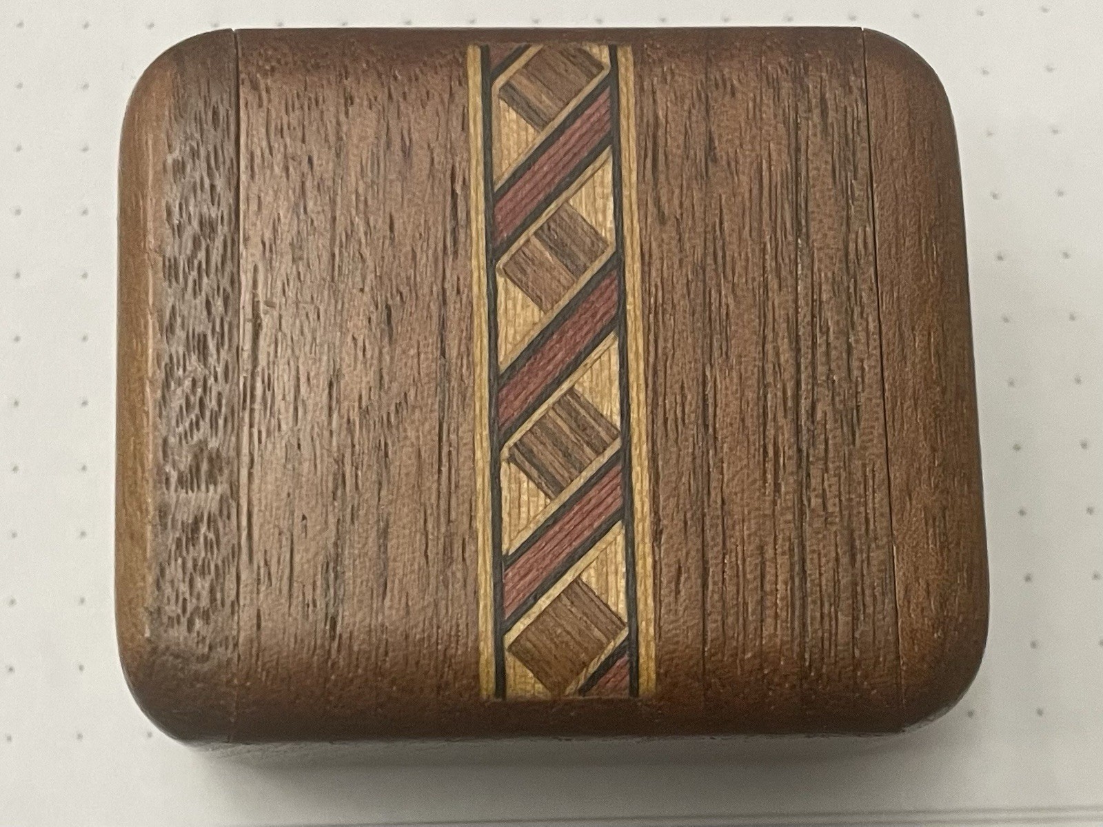 WOODEN STAMP ROLL HOLDER - SEE PHOTOS