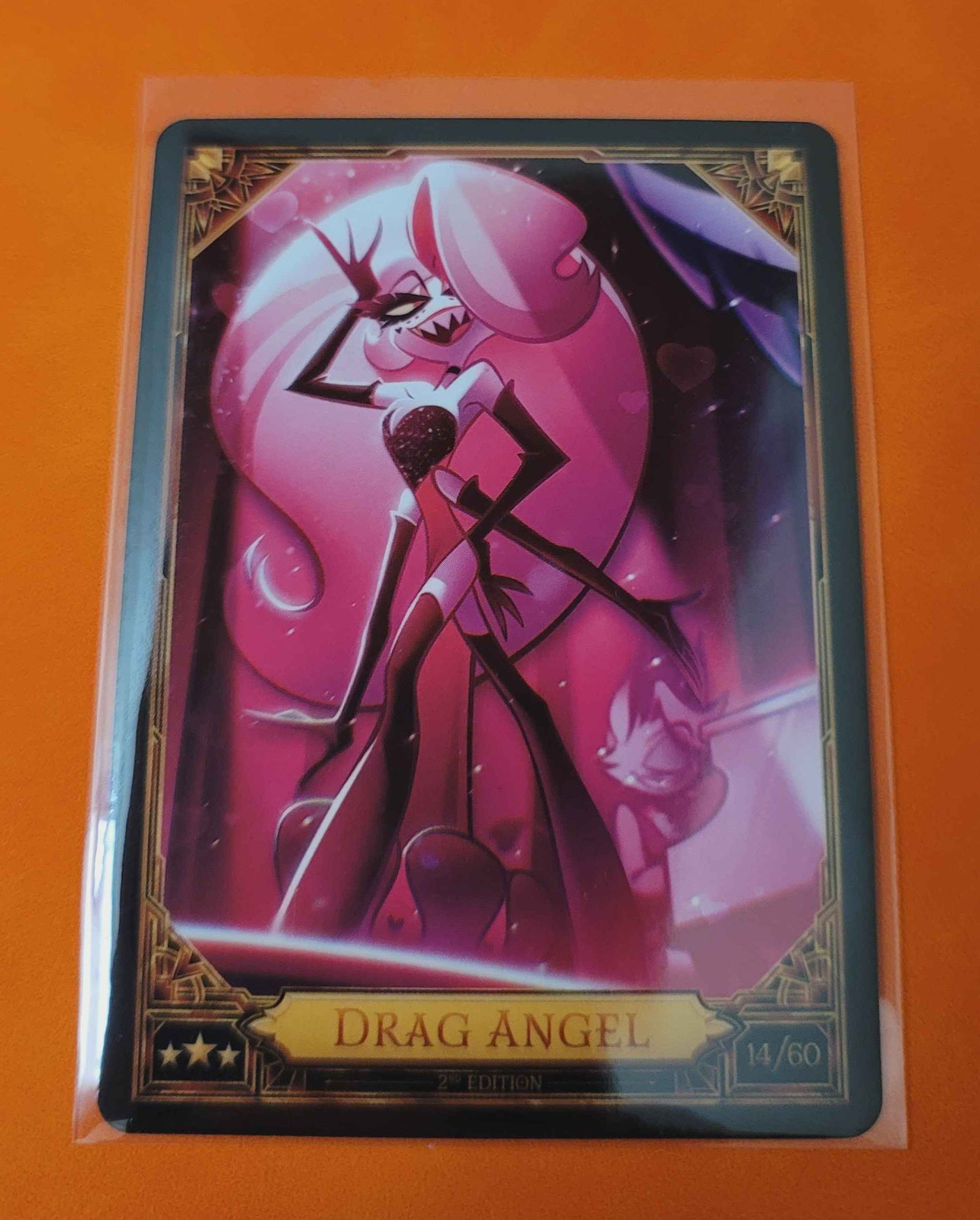 2nd Edition DRAG ANGEL 14/60 - RARE Hazbin Hotel Season 2 Trading Card