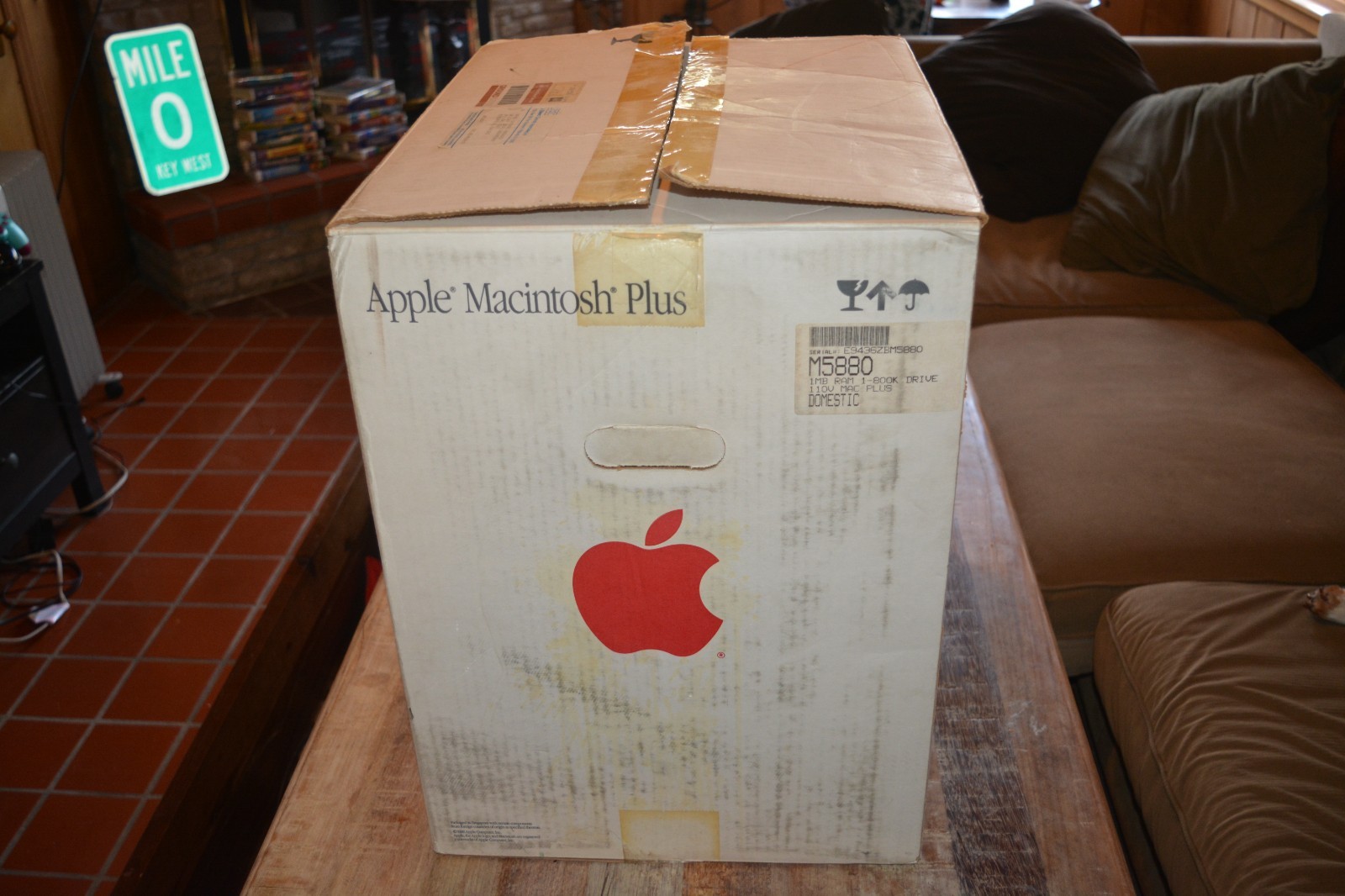 1989 Apple Macintosh Plus 4Mb Computer M0001A Complete in Box & 100% Refurbished