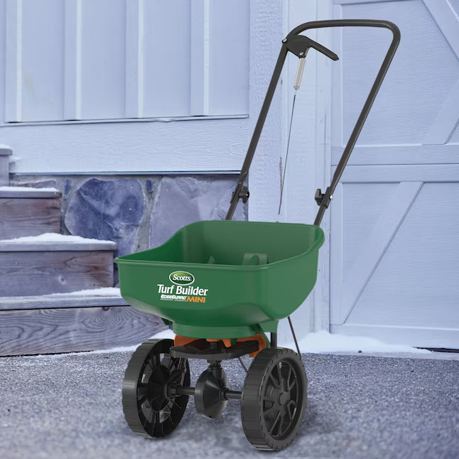 Scotts Turf Builder EdgeGuard Mini Broadcast Spreader 15-lb Capacity Compatible