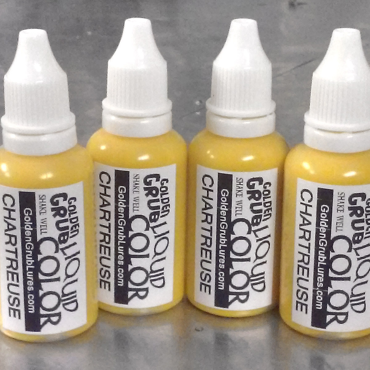 NEW 1 OZ. CHARTREUSE Liquid Color Fishing Plastic Soft Bait Plastisol Making