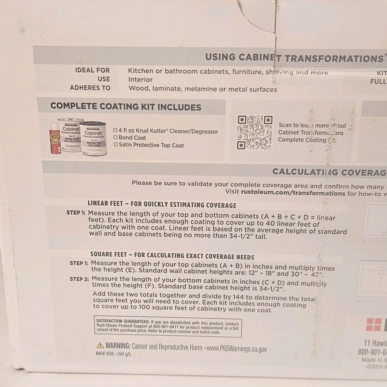 2 Pk Forest Gr Rust-Oleum 380390 Cabinet Transformations Kit Deep Tint Base Kit