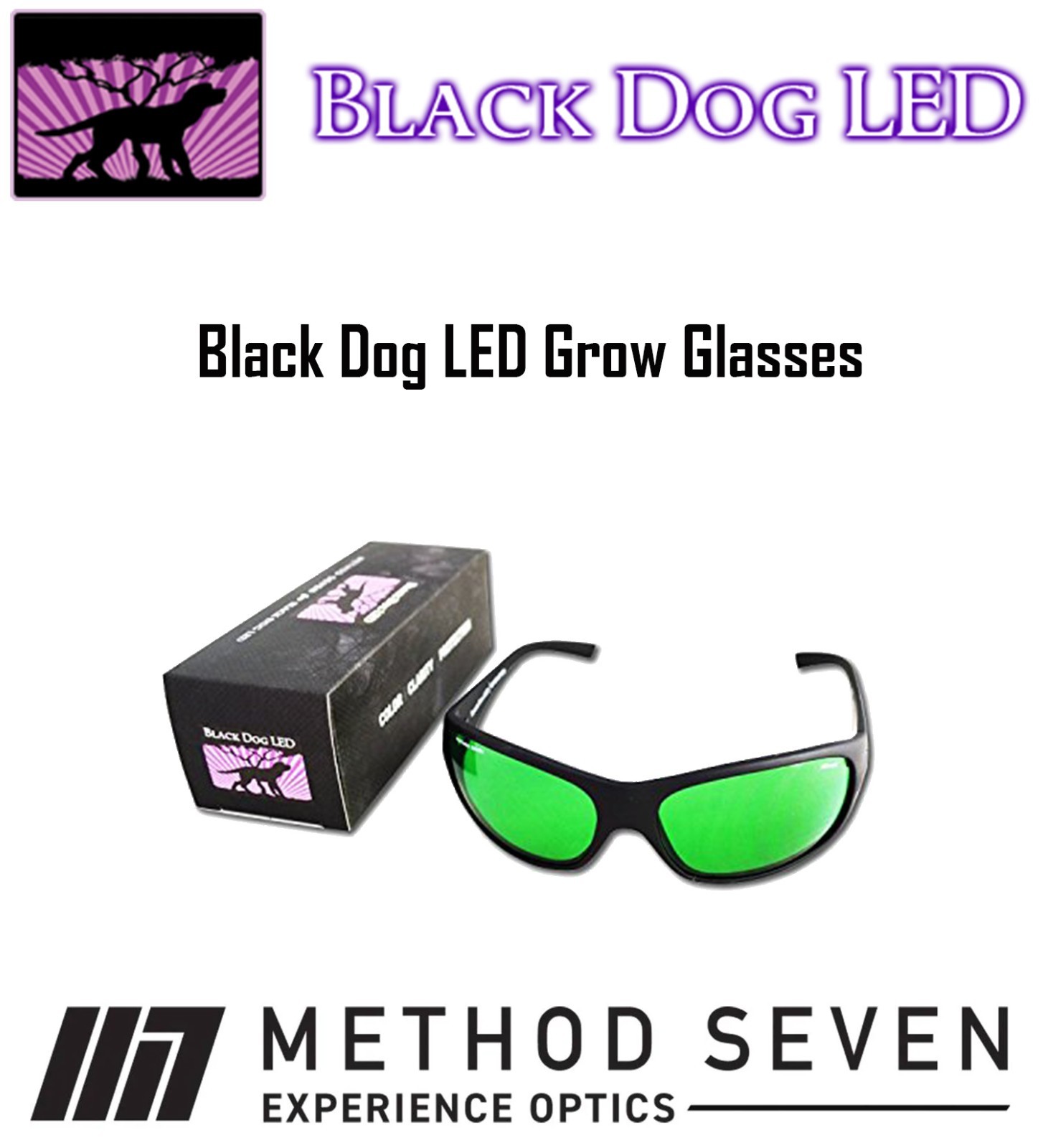 Original Black Dog LED PM2 Series / Method Seven Grow Room Glasses