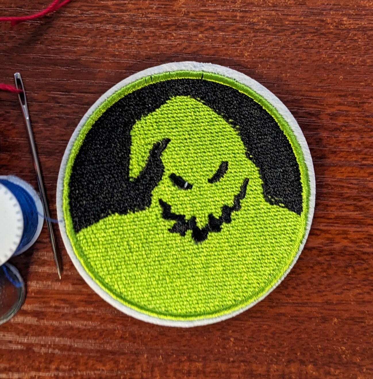 Oogie Boogie Nightmare Before Christmas Patch Horror 2.75" Embroidered Iron On