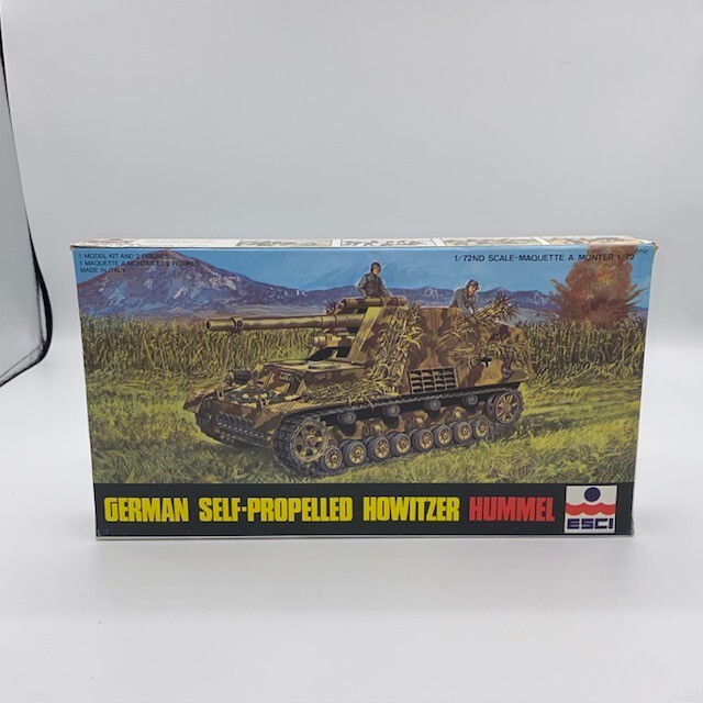 Esci 1:72 German Self-Propelled Howitzer Hummel Old But Sealed Inside