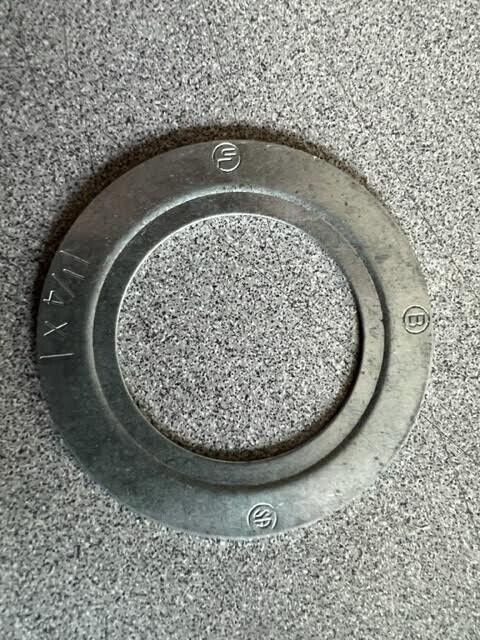 LOCKSMITH SCAR REPAIR PLATE 2 3/16" ODIA X 1 3/8" IDIA PROX