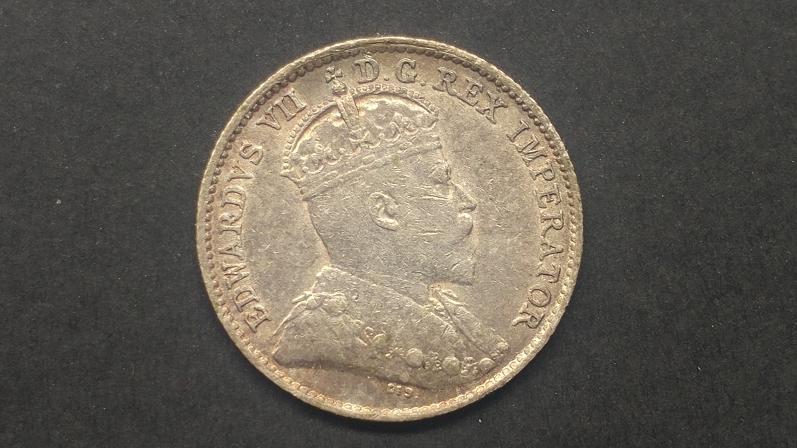 1910 5 cent Canada silver coin in EF condition