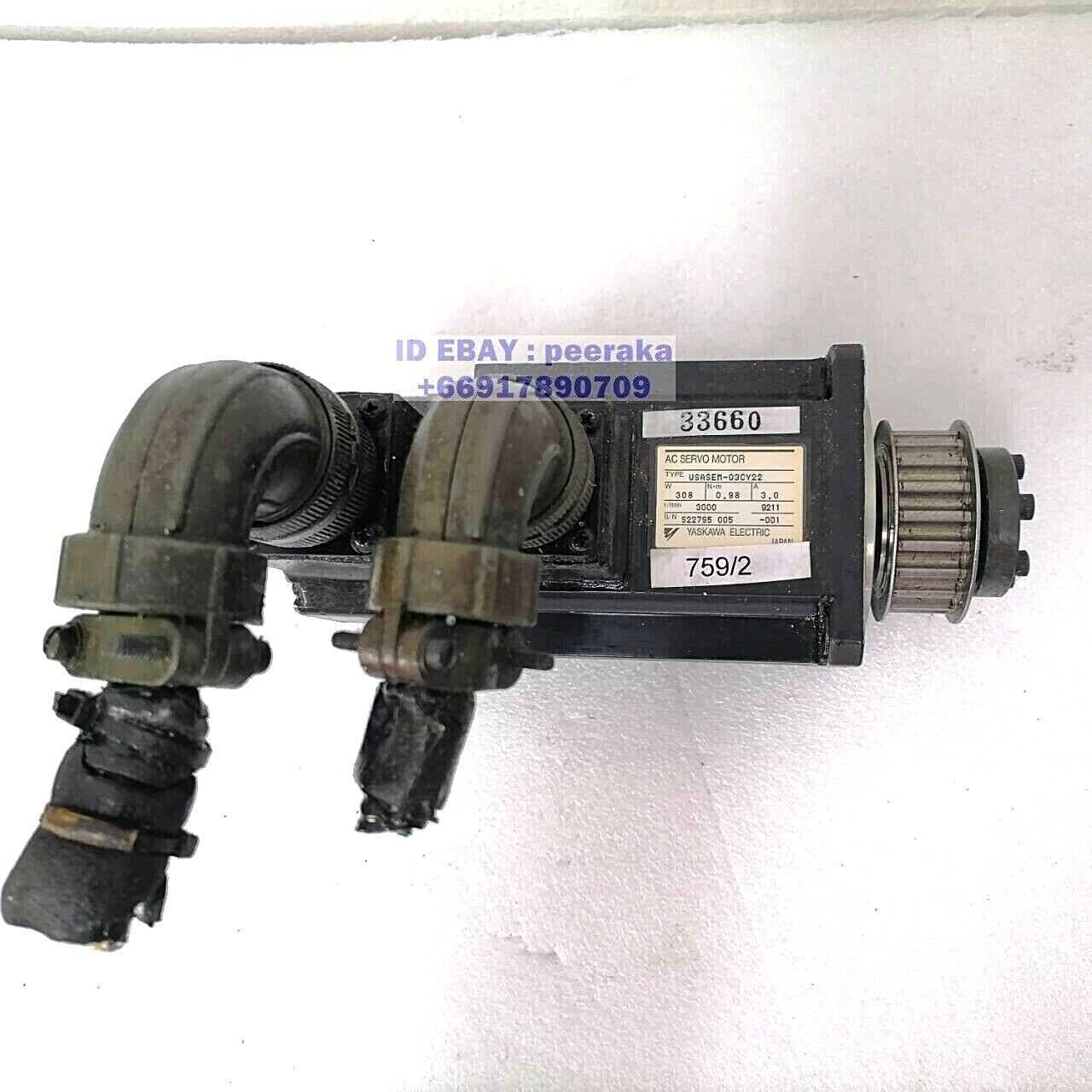 USASEM-03CY22 Servo Motor YASKAWA Tested  Free ship #