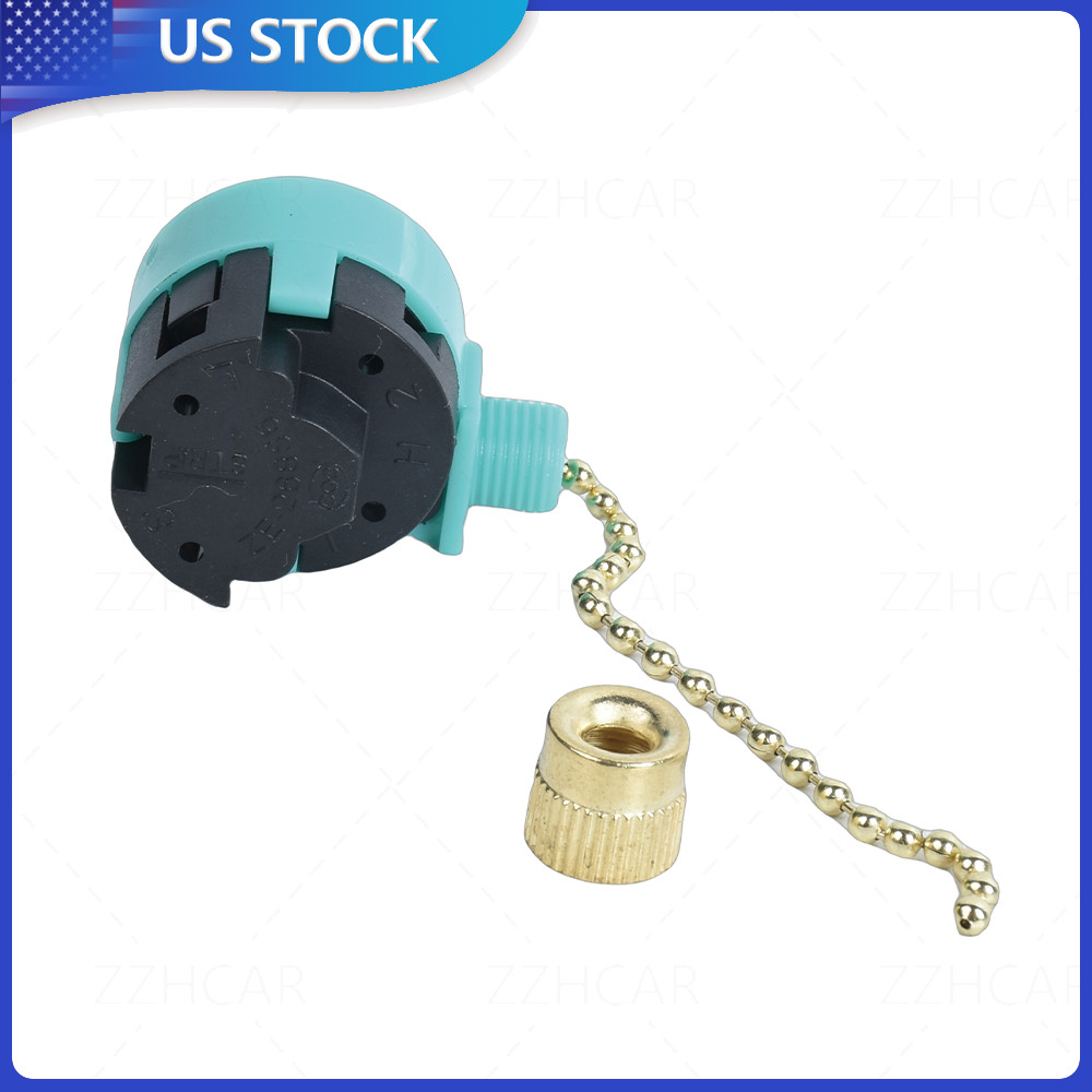 New 3 Speed 4 Wire Ceiling Fan Switch For Harbor Breeze Hampton Bay ZE-268S6