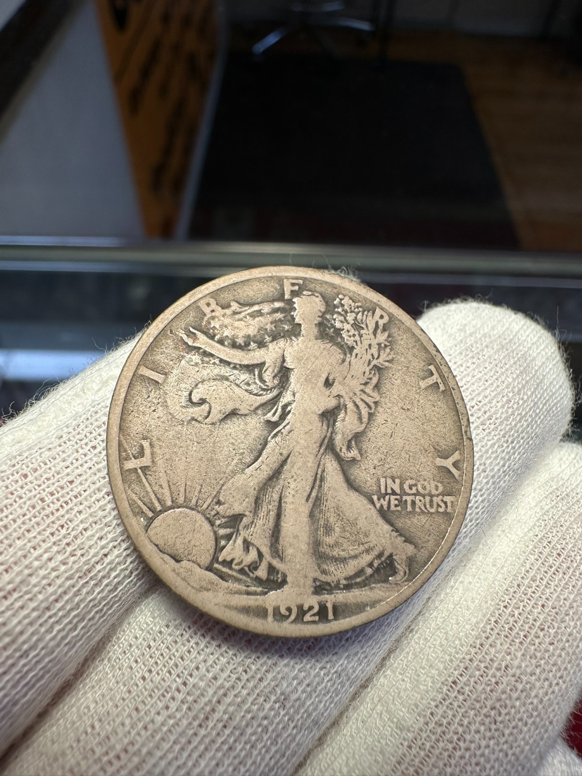 1921 Walking Liberty Half Dollar VG
