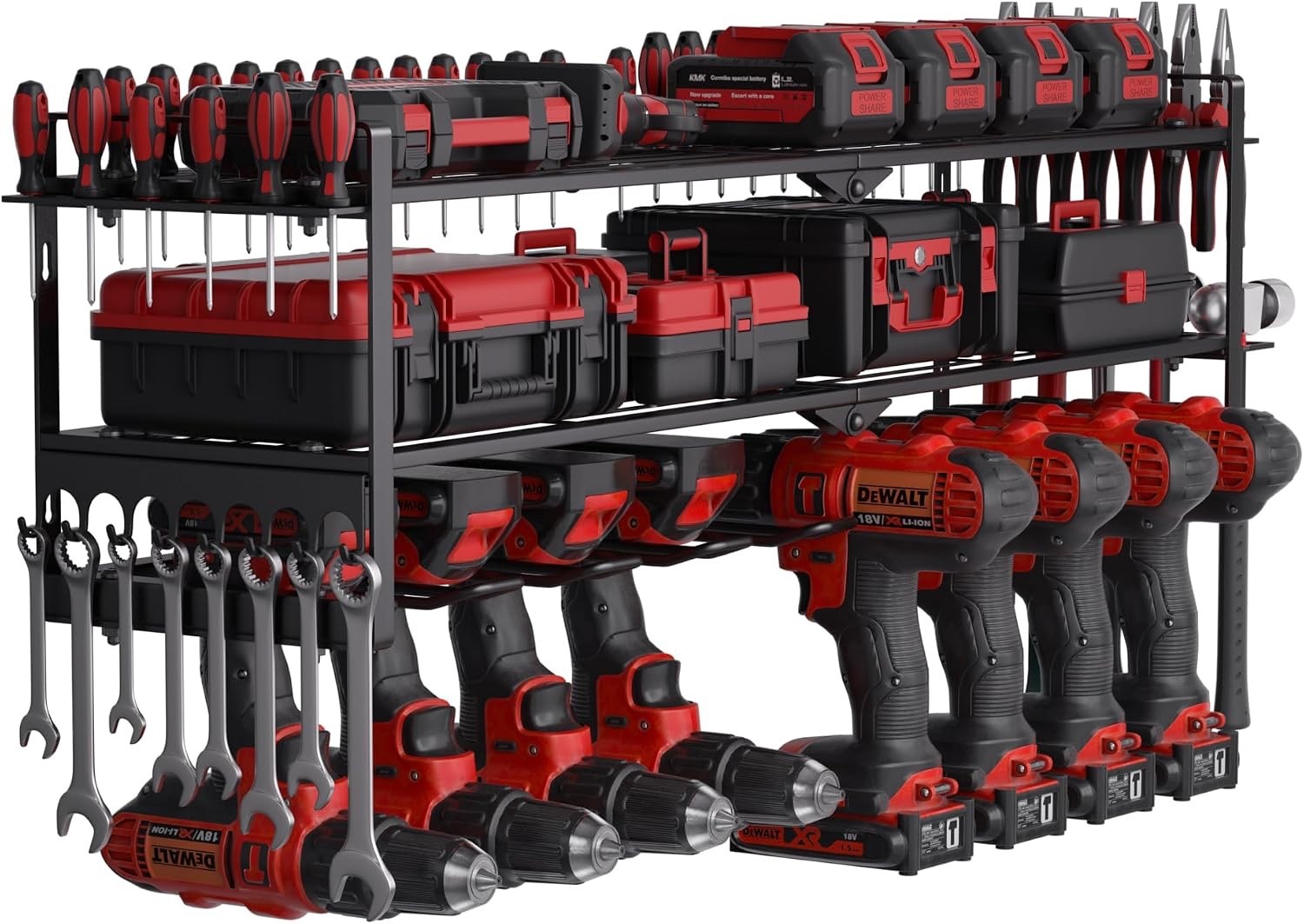Power Tool Organizer, 8 Drill Wall Mount Heavy Duty $15.99 CRAZY PRICE SALE!