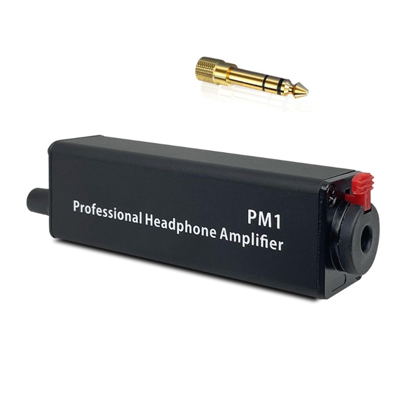 Headphone Amplifier,6.35mm/3.5MM Input Monitors Amplifier Volumes Control