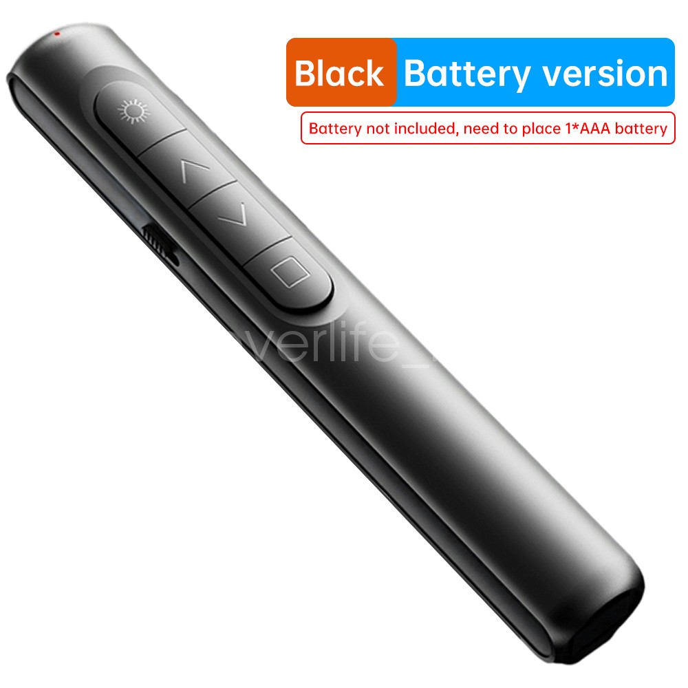 Wireless PPT USB Presenter Powerpoint Clicker Pen Remote with Volume Control