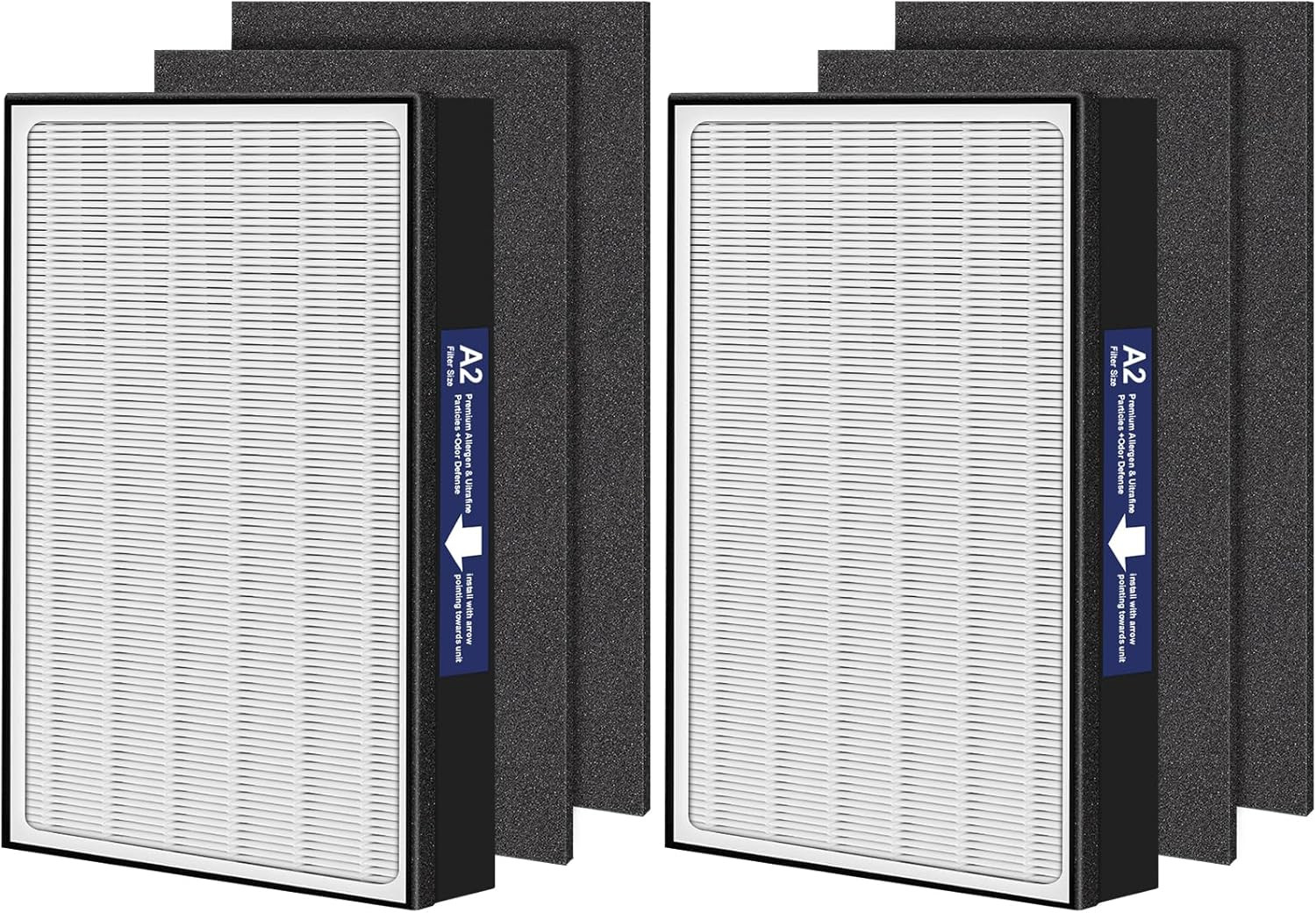 A2 Filter Replacement for 3M Filtrete Room A2 Models FAP-C02-A2 FAP-C03-A2 FAP-T