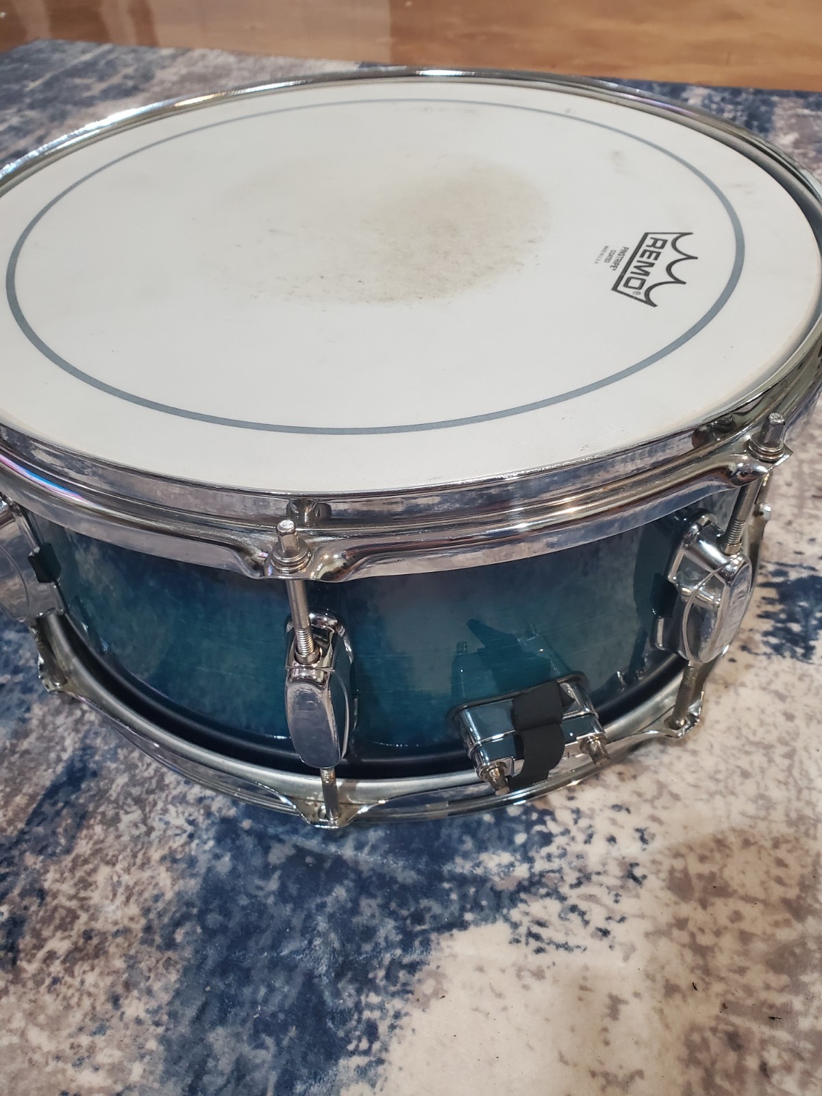 TAMA Superstar Classic 14x6.5 Maple Snare Drum Blue Lacquer Burst