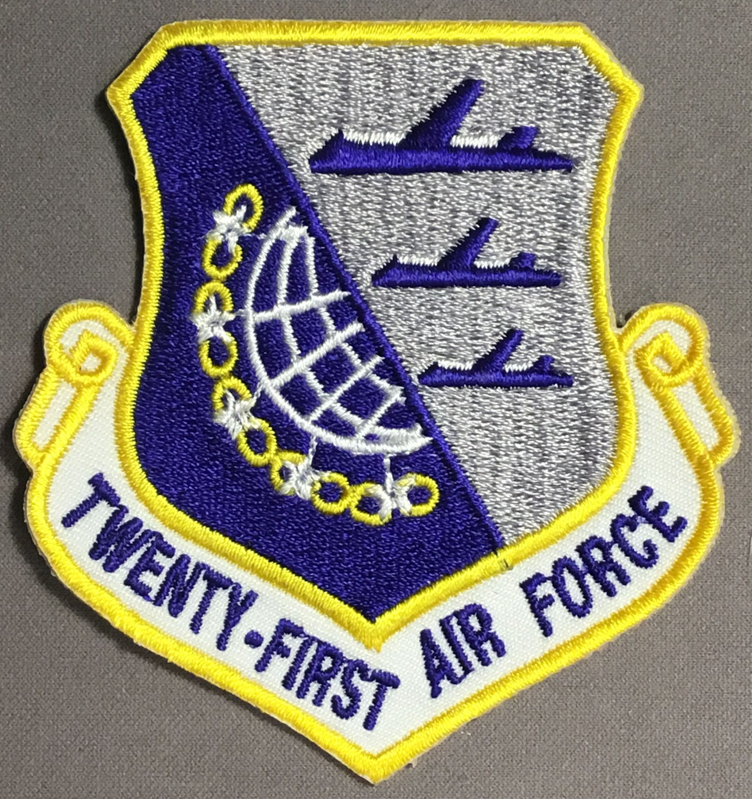 Air Force 21st Air Force licensed patch