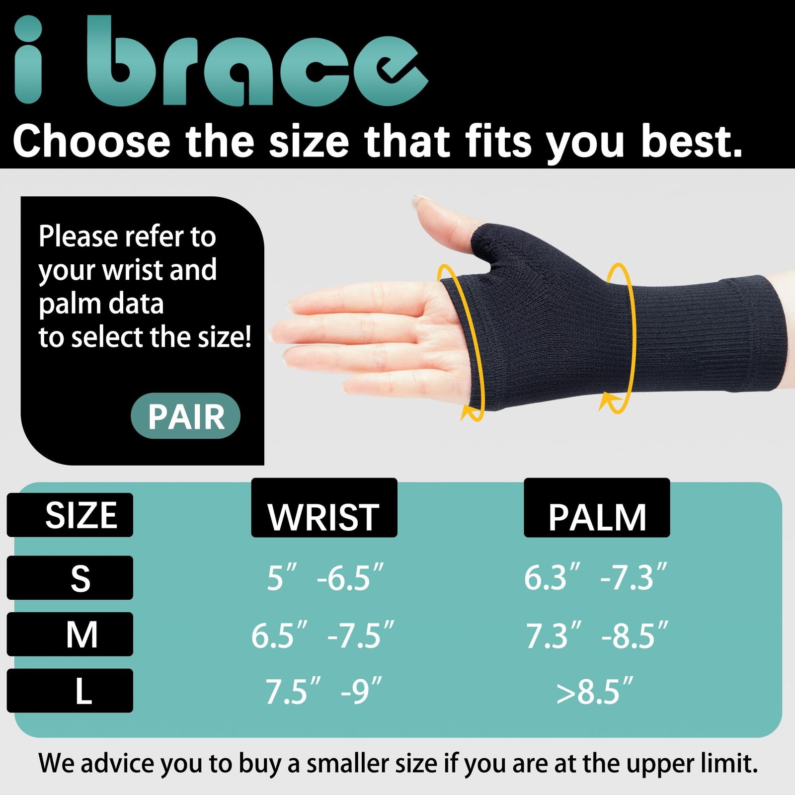 Partial Zone Compression Wrist Sleeve for Carpal Tunnel with Thumb Support, R...