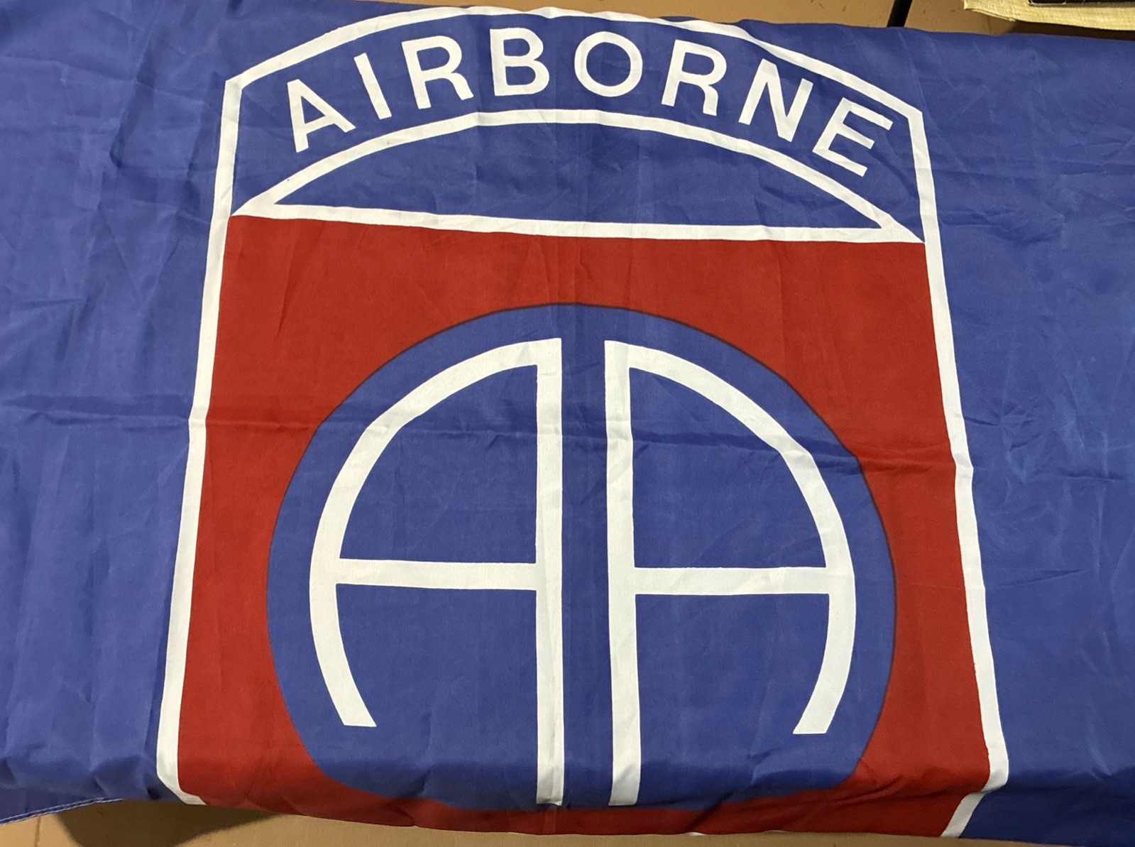 A Blue 82Nd Airborne Flag