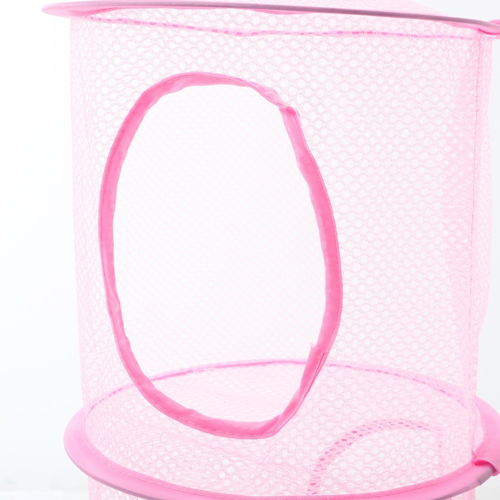2 Pcs Foldable Hanging Mesh Drying Net Multi Layer Organizer For Plush Toys