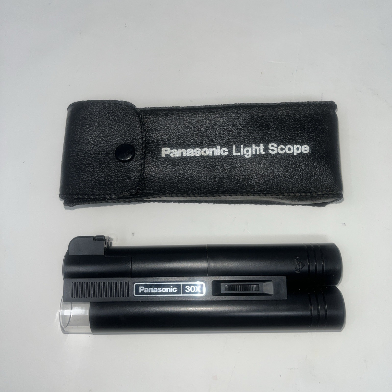 Panasonic light scope 30 X with case and batteries. Tested works fine.