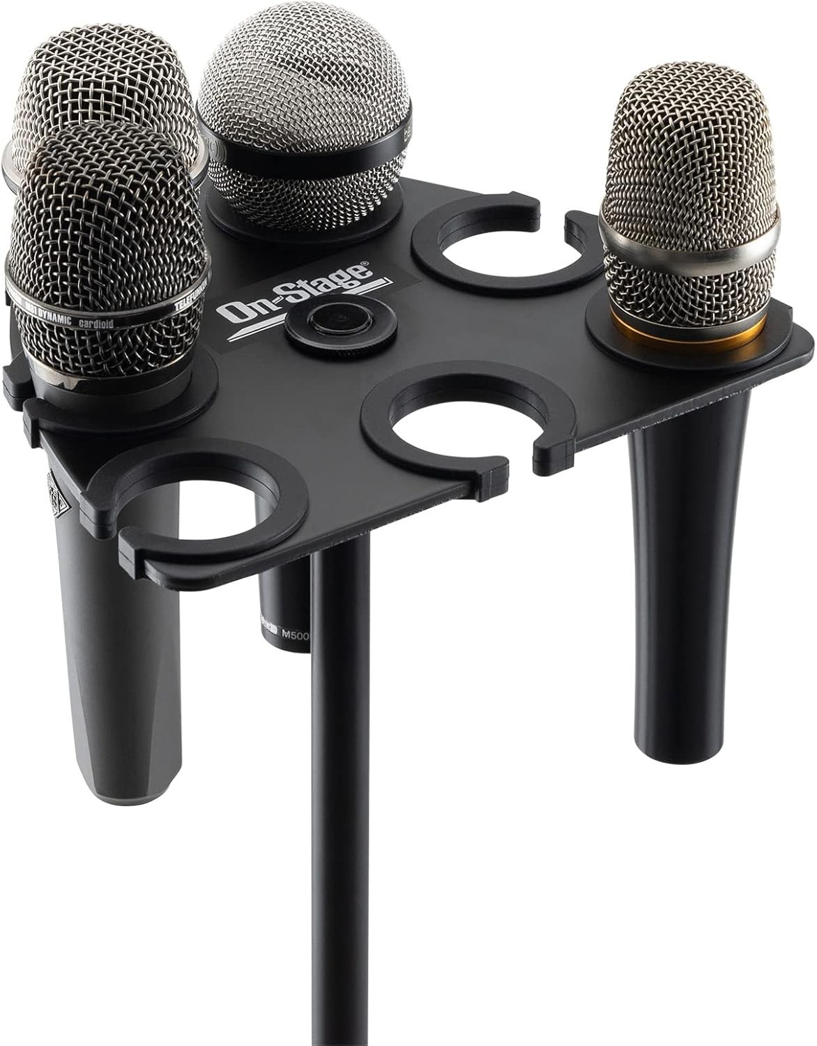 On-Stage MSA2700 Multi-Mic Holder (Microphone Organizer, Display, Black