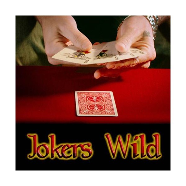 JOKERS WILD WITH SPECIAL CARDS & DVD BY MAGIC MAKERS PACKET TRICKS GAFF