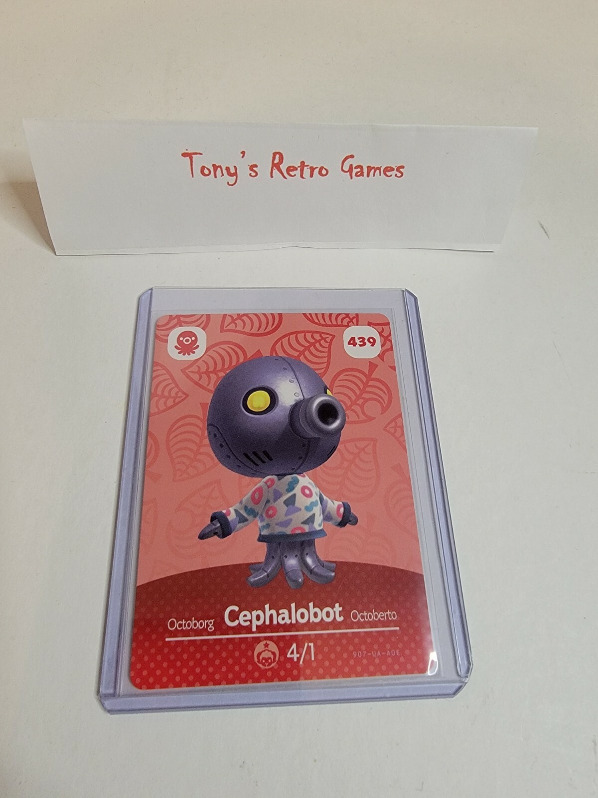 !SUPER SALE! CEPHALOBOT # 439 Animal Crossing Amiibo Card NINTENDO SERIES 5 NEW