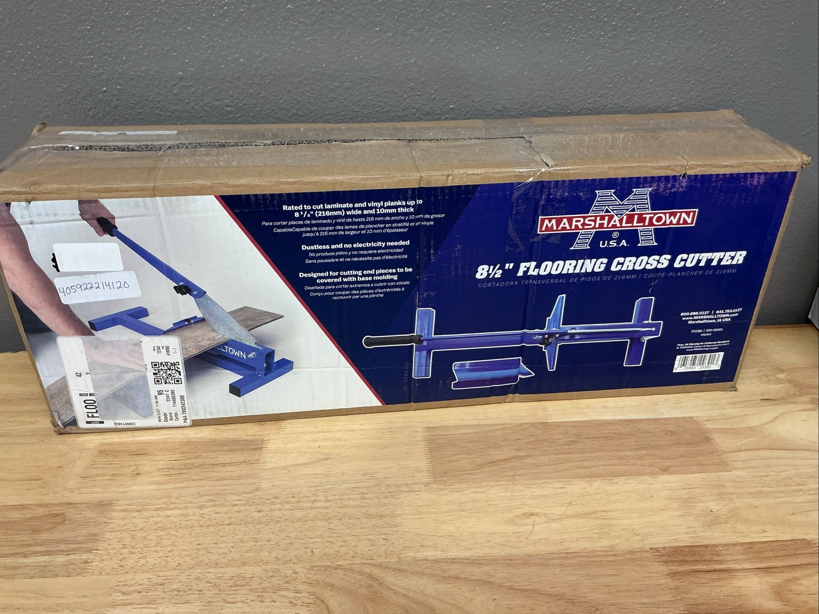 Marshalltown 8-1/2” Flooring Cross Cutter Laminate Vinyl Flooring Cutter