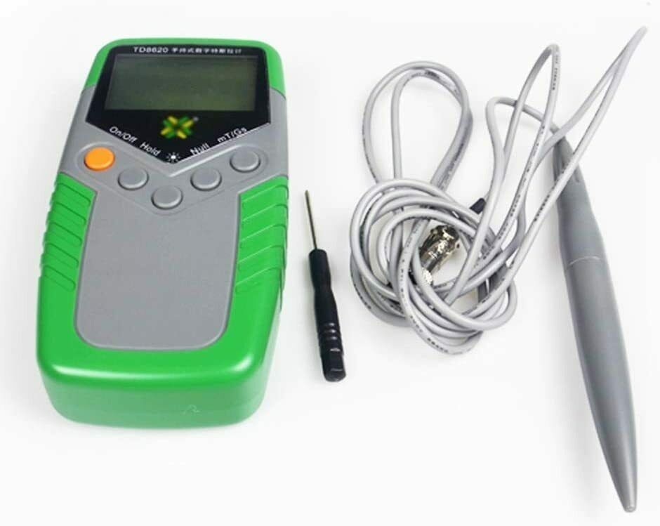 Teslameter Magnetic Strength Tester with Range 200mt/2000mt Display Accuracy ±5%