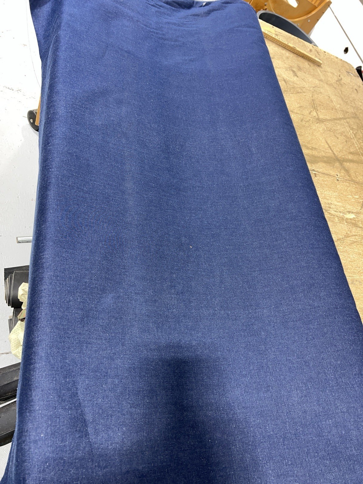 Indigo Blue Denim 100% Cotton Canvas 10 oz Fabric 66” Wide Premium - by yard