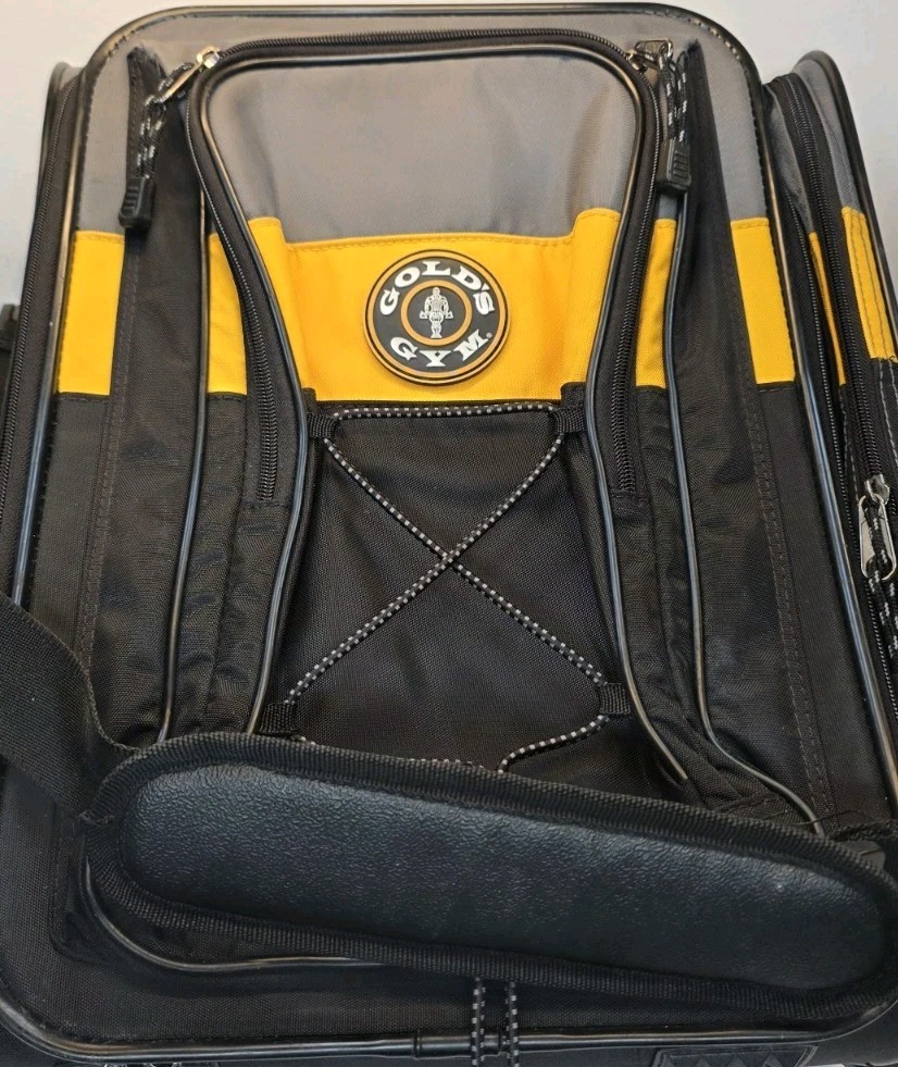 Golds Gym Workout Gym Bag With Shoulder Strap 17" x 15" x 9"