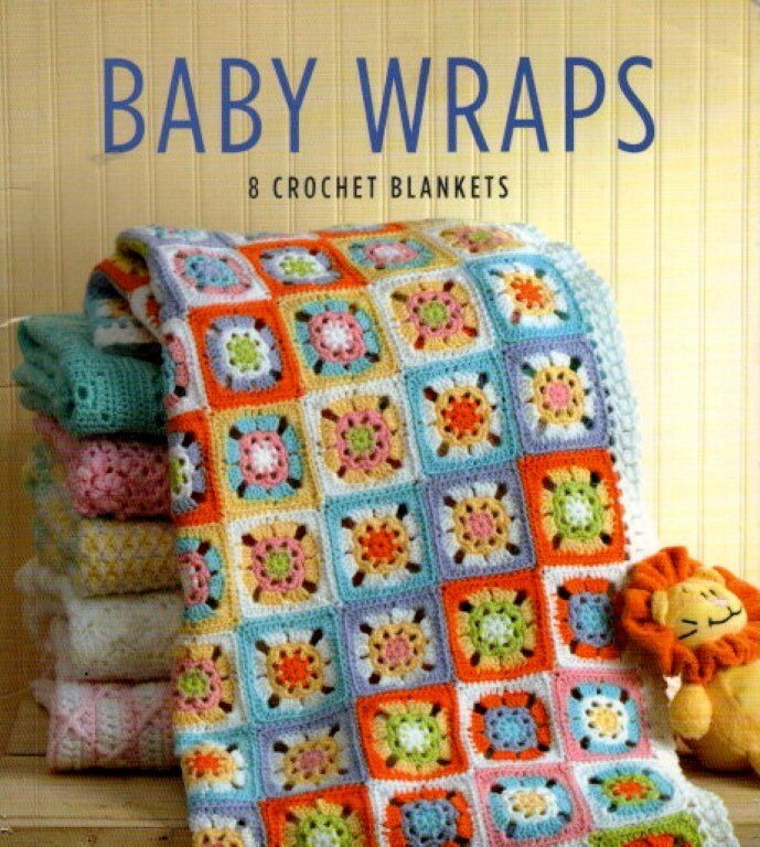 LEISURE ARTS BABY WRAPS 8 CROCHET BLANKETS