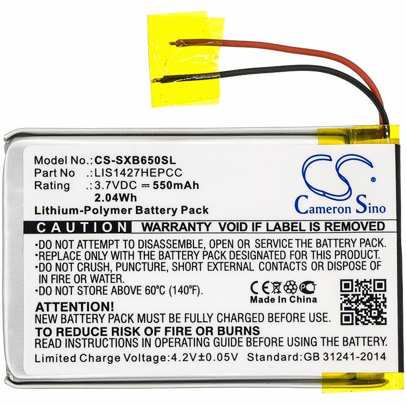 Battery For Sony NW-A27,NWZ-E463,NW-A25,NWZ-E464,P/N:1-756-920-31,1-756-920-32