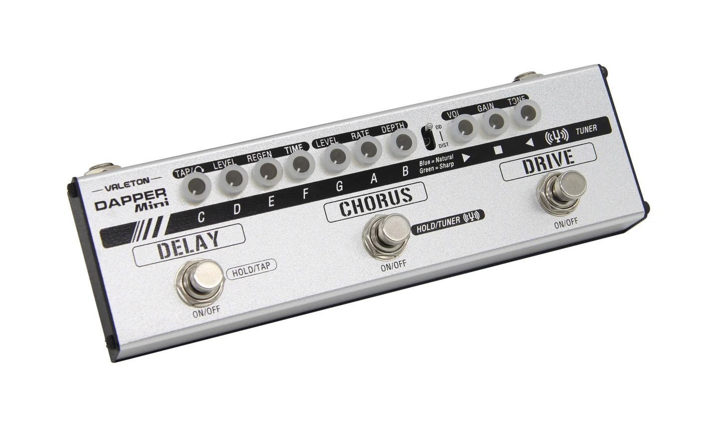 Valeton Dapper Mini Delay Chorus Drive Effects Pedal New