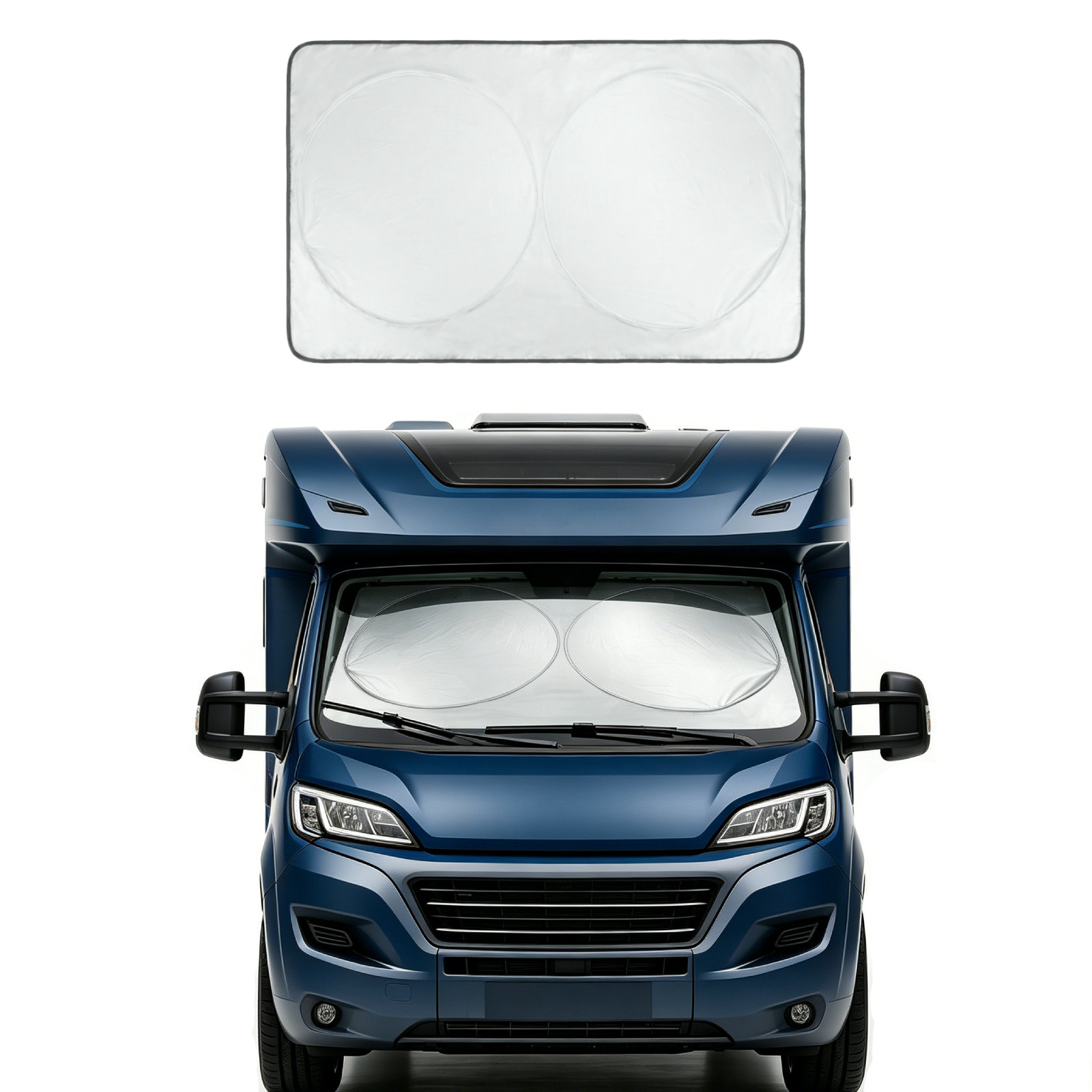 Erasior Front Windshield Shade Heat Reflector UV Protection Fit for Coachmen