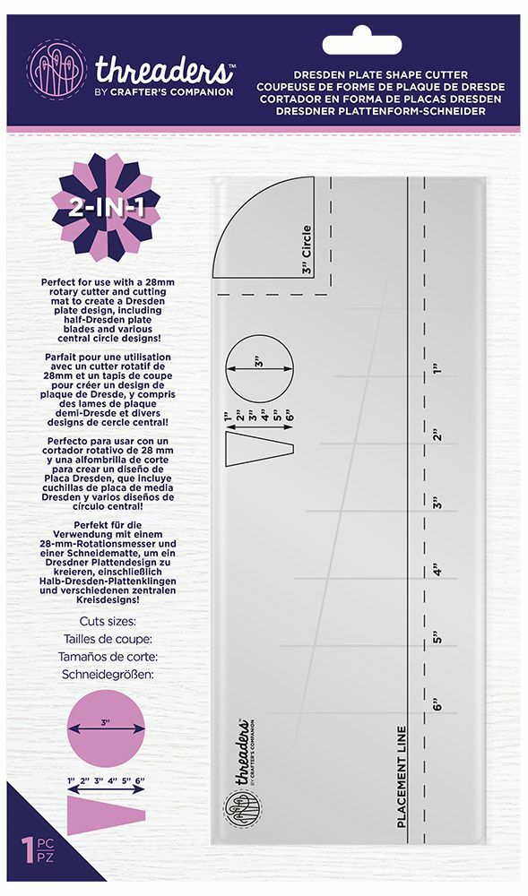 Crafters Companion - Threaders Dresden Plate Shape Cutter