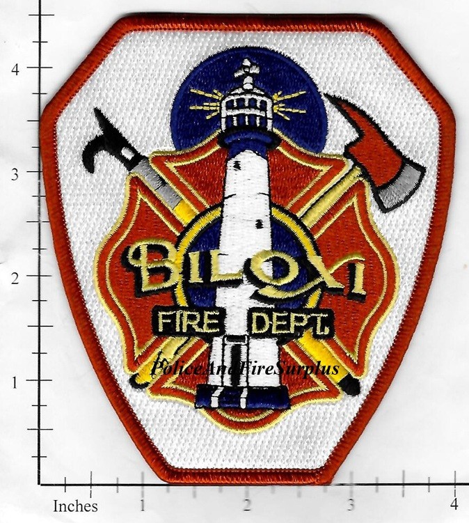 Mississippi - Biloxi MS Fire Dept Patch v2 - Lighthouse