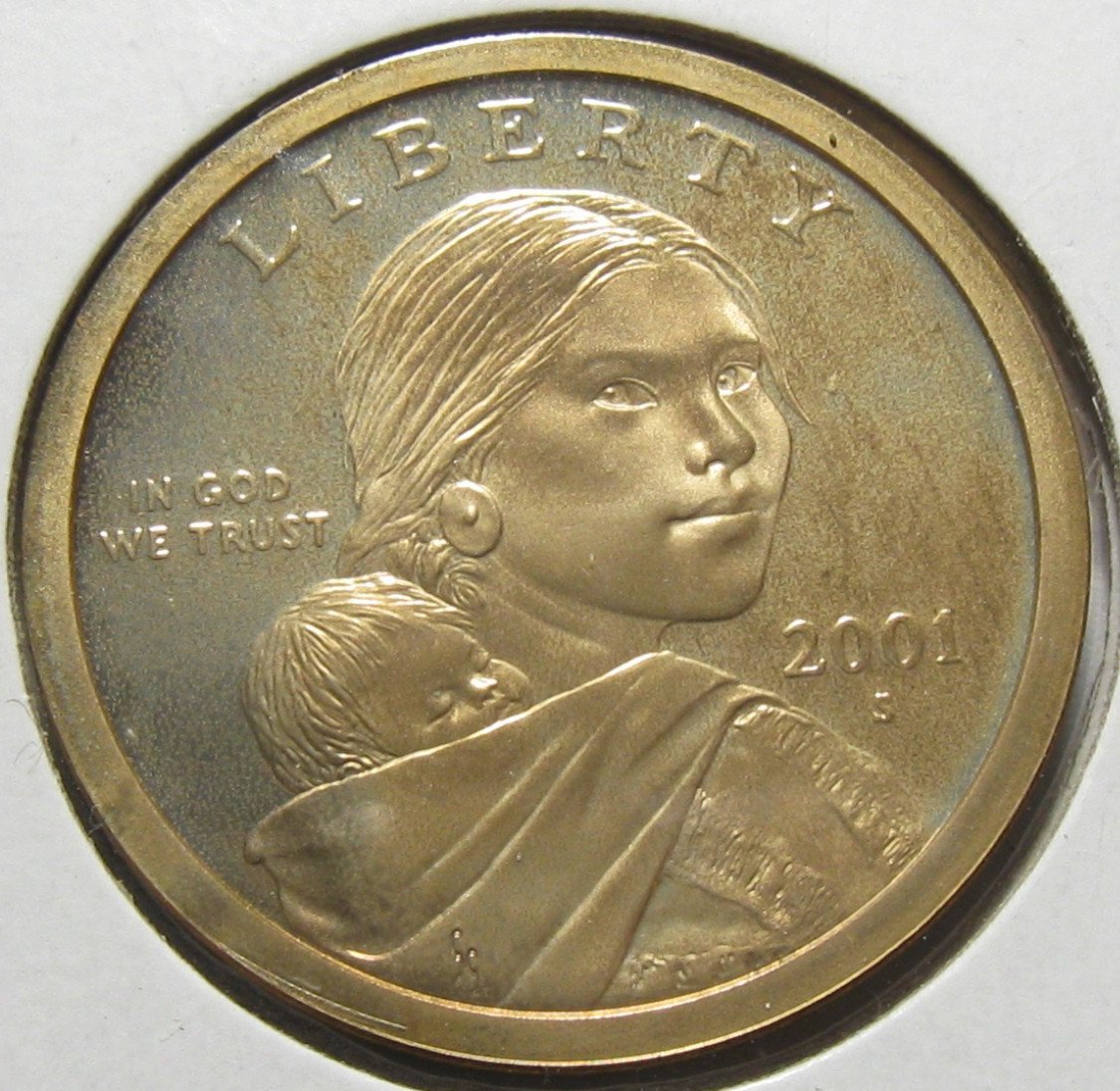 2001-S GEM Proof Sacagawea Dollar - #10838-37